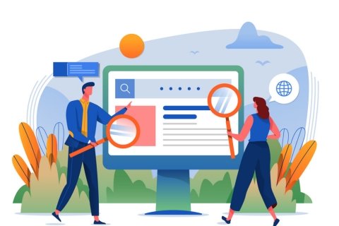 a person and person looking at a computer screen