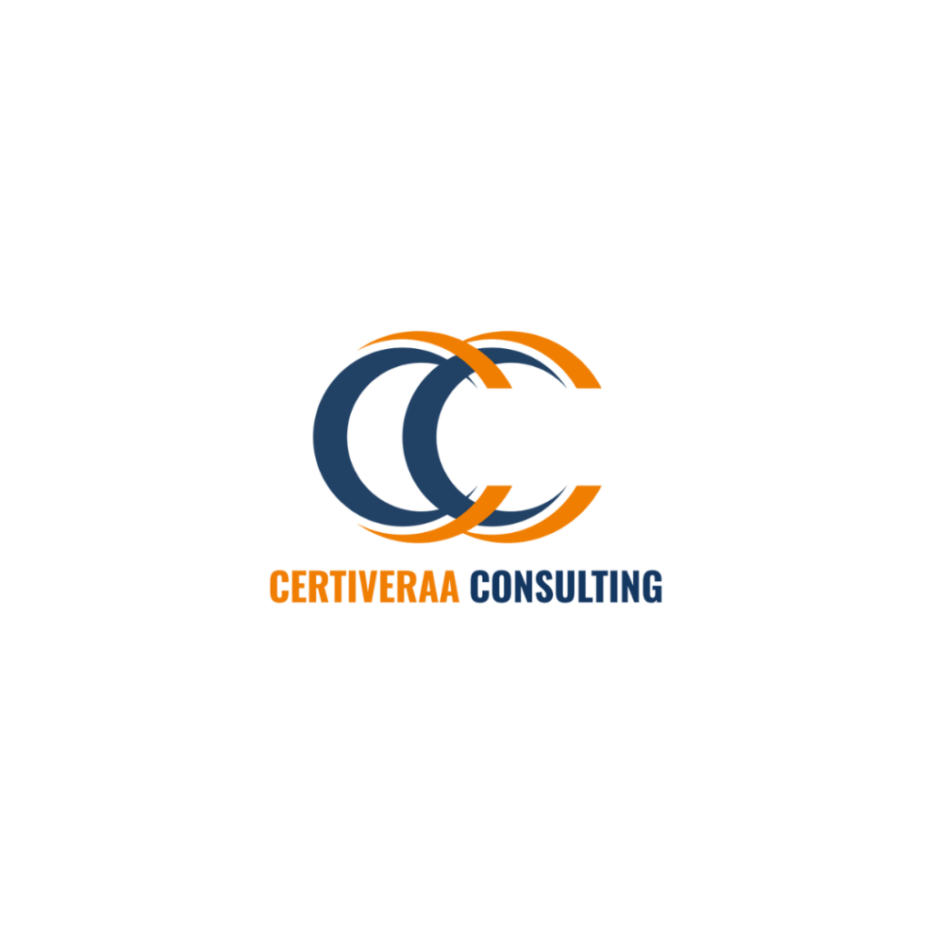 Logo for Certiveraa Consulting: A sleek, professional design featuring the company name in bold, capitalized letters with a subtle, modern color scheme.