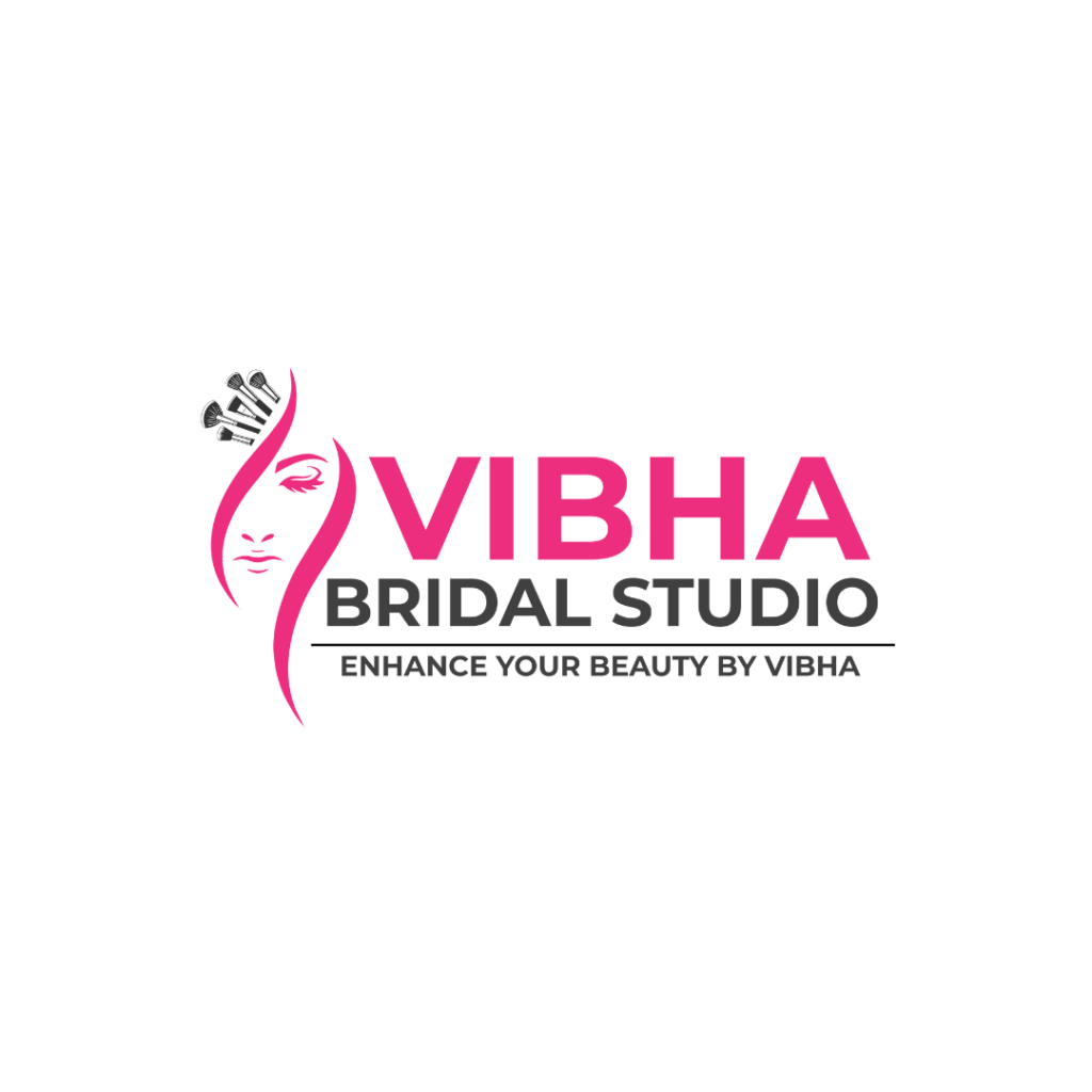 Vibha Bridal Studio logo design: A stylish and elegant logo featuring the name "Vibha Bridal Studio" in a sophisticated font with a touch of femininity.