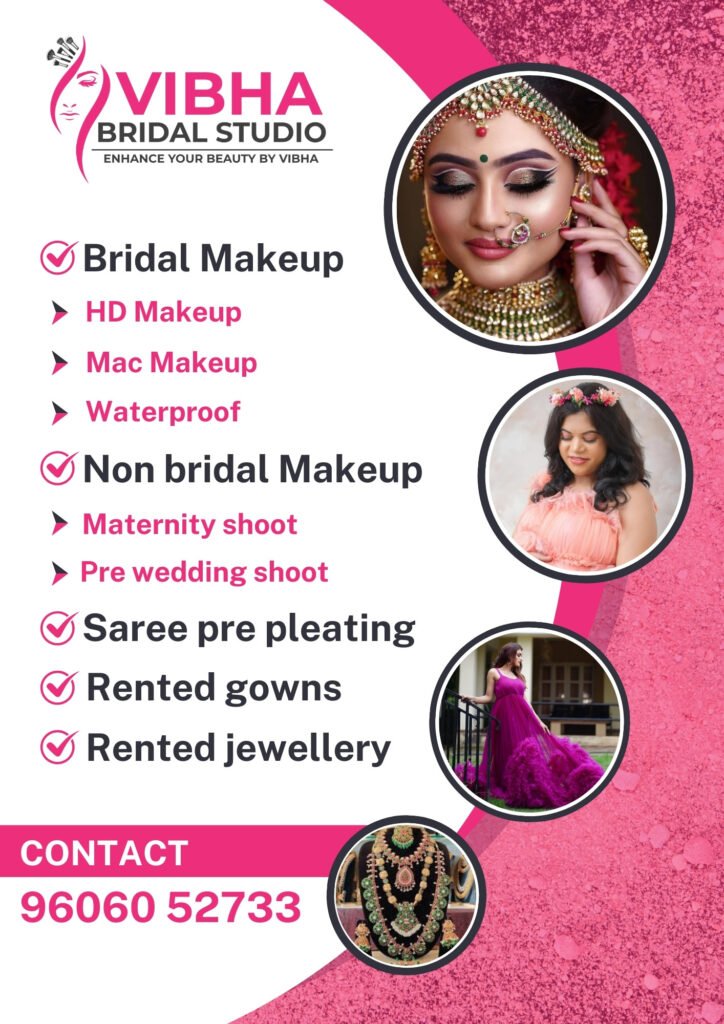 vibha bridal studio 1 page brochure
